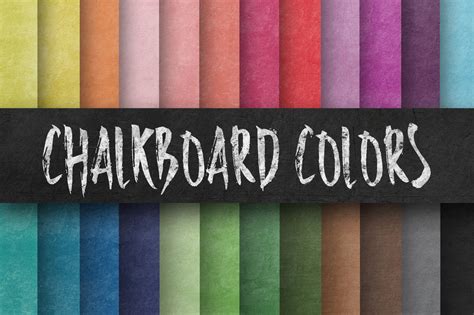 Download Free Colorful Chalkboard Paper Textures Digital Paper Cameo