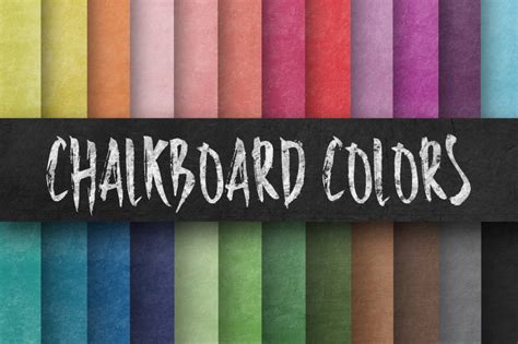 Download Free Colorful Chalkboard Paper Textures Digital Paper Files For Crafts
