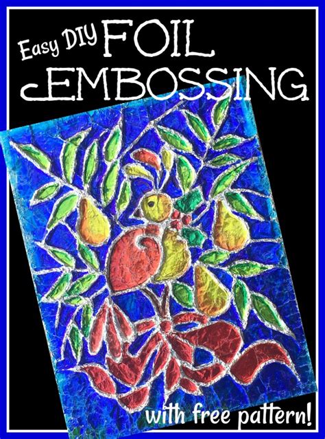 Download Free Colorful Foil Patterns For Crafts