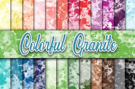 Download Free Colorful Granite Textures Digital Papers Files DXF Files
