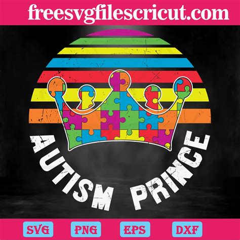 Download Free Colorful Puzzle Autism Awareness Commercial Use DXF Files