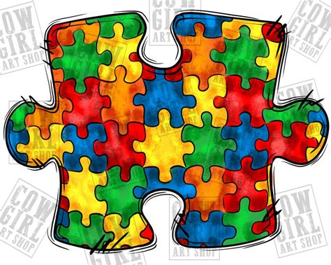 Download Free Colorful Puzzle Autism Awareness Crafts