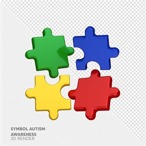 Download Free Colorful Puzzle Autism Awareness Files Free PSD Mockups