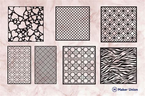 Download Free Colorful Watercolor Patterns DXF Files