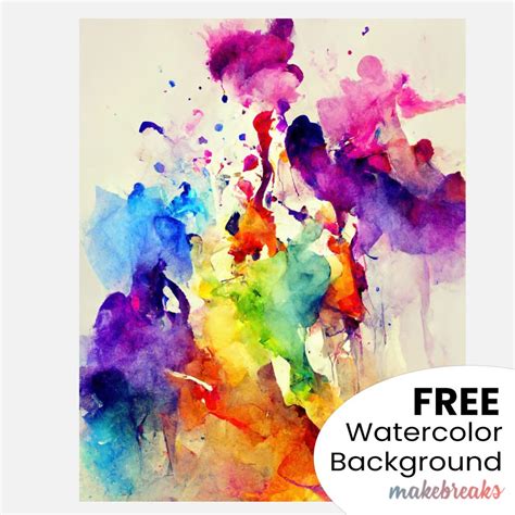 Download Free Colorful Watercolor Patterns For Cricut