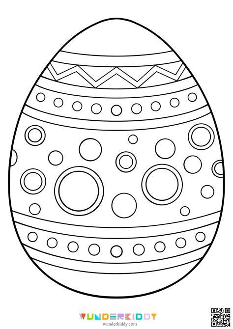 Free Coloring Easter Eggs