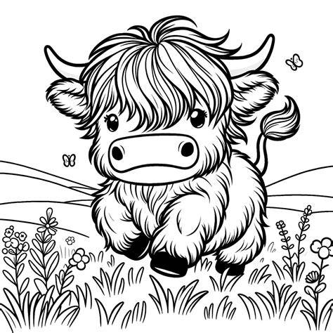 Free Coloring Pages Cows
