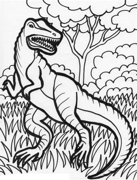 Free Coloring Pages Dinosaurs