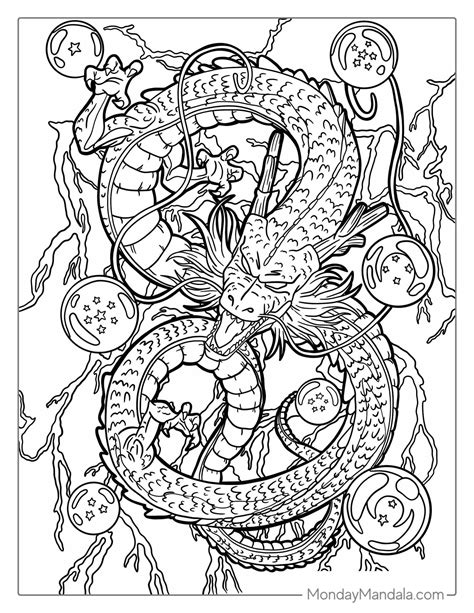 Free Coloring Pages Dragon Ball Z