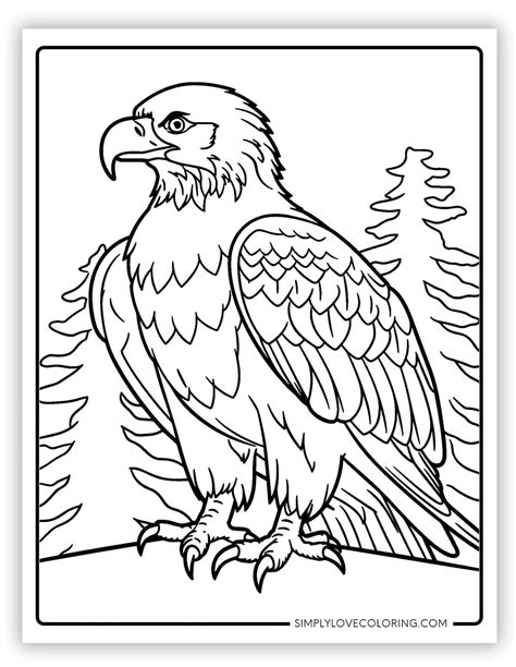 Free Coloring Pages Eagles