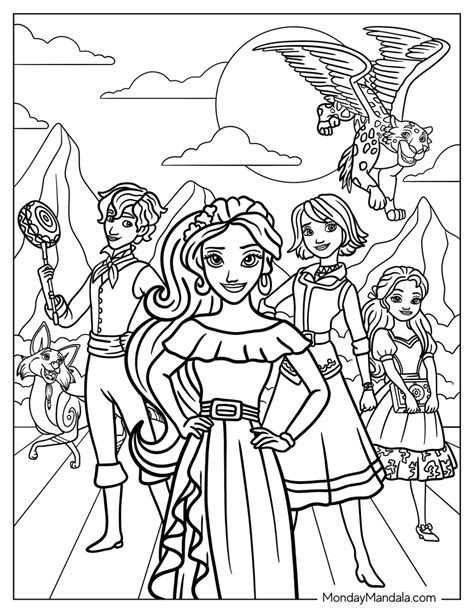 Free Coloring Pages Elena Of Avalor
