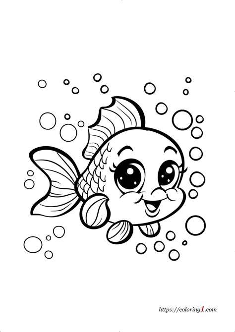 Free Coloring Pages Fish
