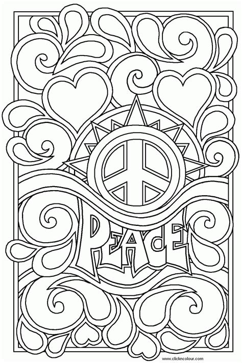 Free Coloring Pages For Teenagers