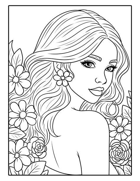 Free Coloring Pages Girl