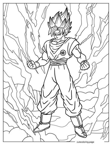 Free Coloring Pages Goku