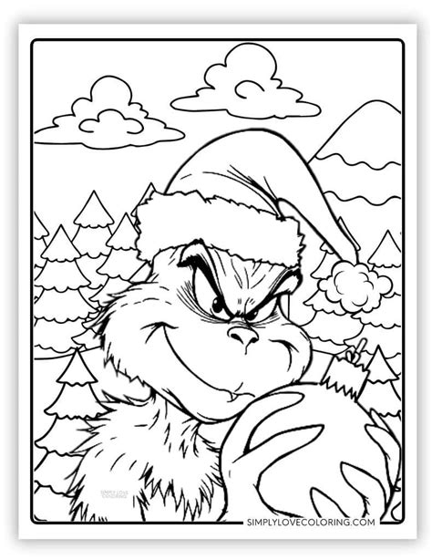 Free Coloring Pages Grinch