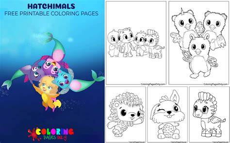 Free Coloring Pages Hatchimals