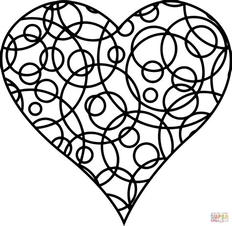 Free Coloring Pages Heart