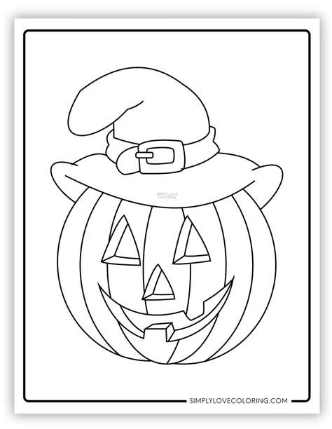 Free Coloring Pages Jack O Lantern