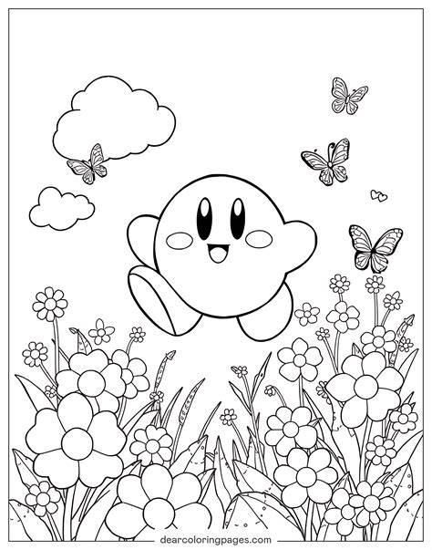 Free Coloring Pages Kirby