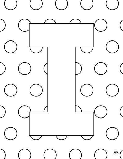 Free Coloring Pages Letter I