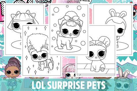 Free Coloring Pages Lol Pets