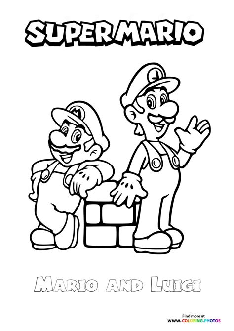 Free Coloring Pages Mario