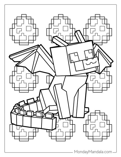Free Coloring Pages Minecraft