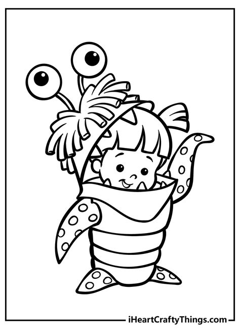 Free Coloring Pages Monsters