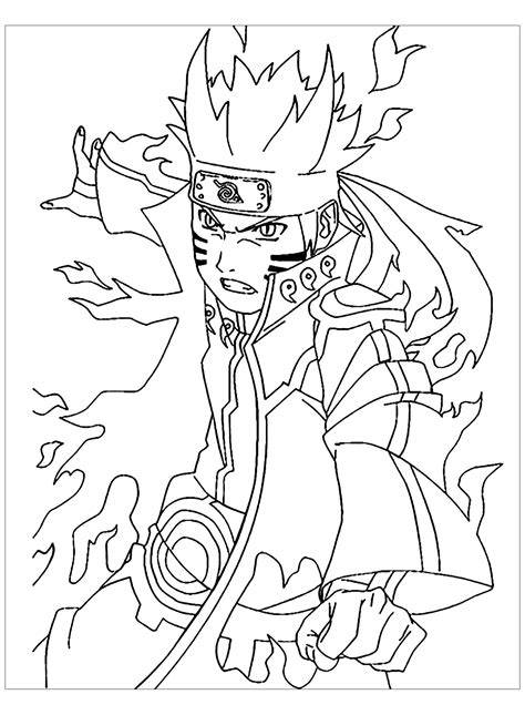 Free Coloring Pages Naruto