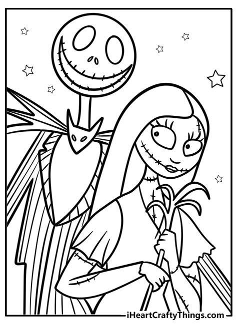 Free Coloring Pages Nightmare Before Christmas