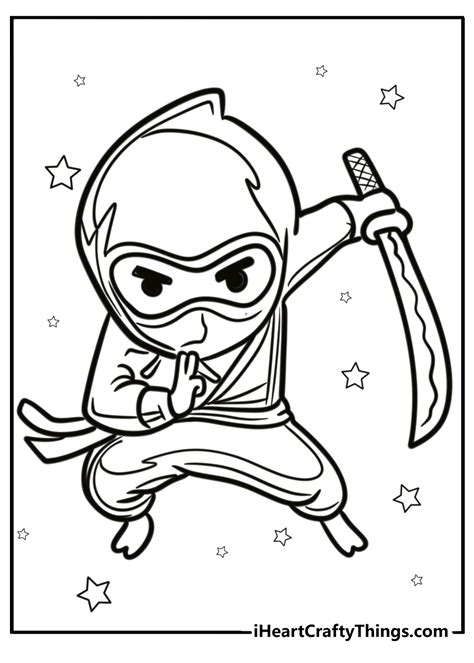 Free Coloring Pages Ninja