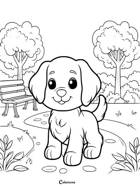Free Coloring Pages Of A Dog