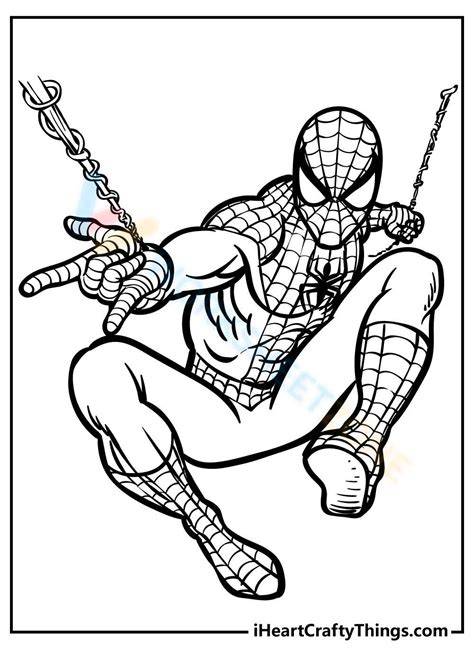 Free Coloring Pages Of Spiderman
