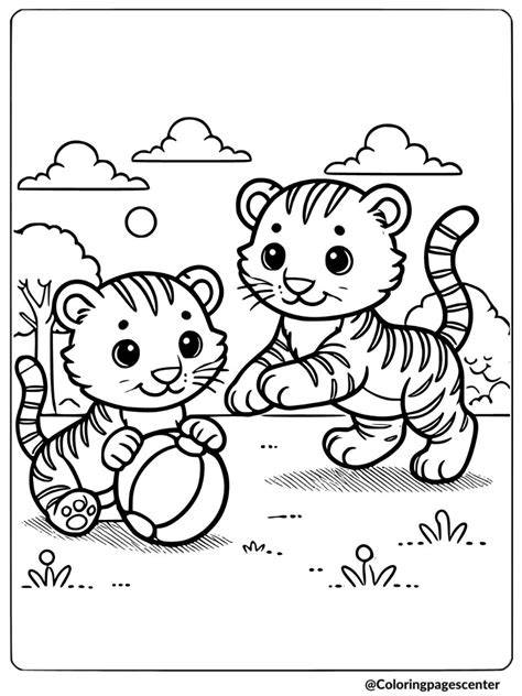 Free Coloring Pages Of Tigers