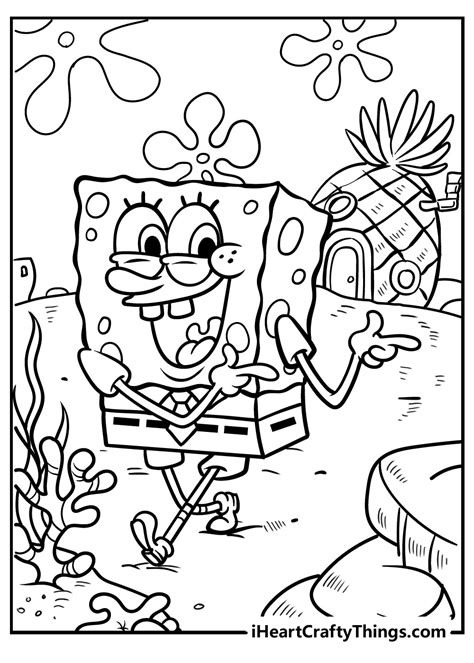 Free Coloring Pages Spongebob Squarepants
