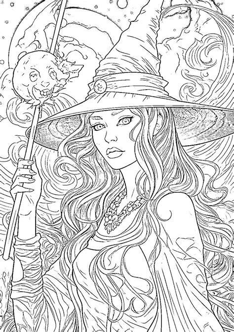 Free Coloring Pages Witches