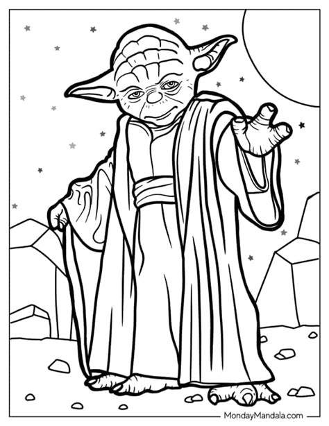 Free Coloring Pages Yoda