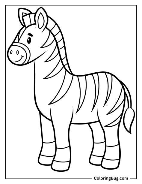 Free Coloring Pages Zebra