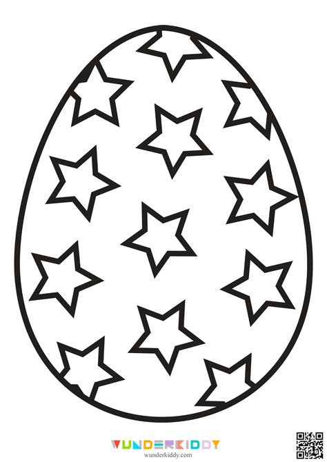 Download Free Coloring easter eggs printable notebook. Cut Images