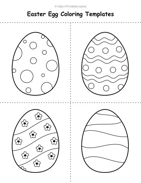 Download Free Coloring easter eggs printable notebook. Files For Crafts