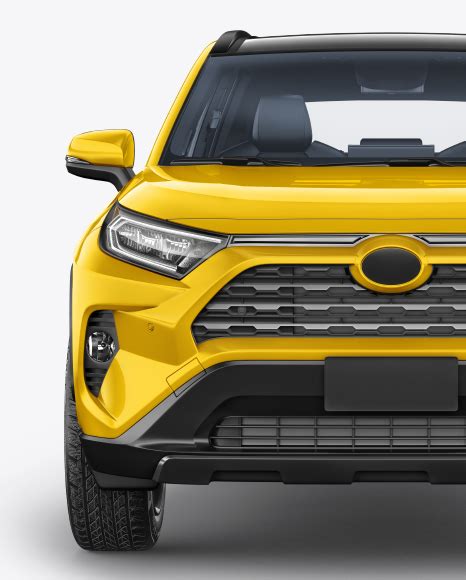 Download Free Compact Crossover SUV Mockup - Front View PSD Mockup Templates