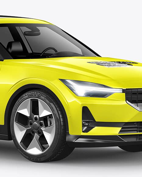 Download Free Compact Electric Car Mockup - Half Side View PSD Placeit PSD Files