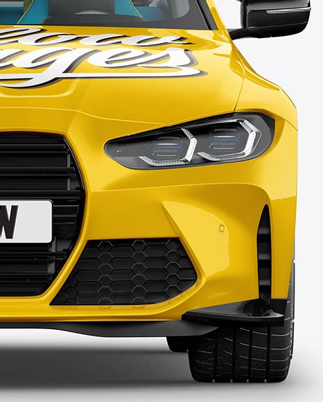 Download Free Compact Executive Car - Front View PSD Free Mockups Yellowimages PSD Images