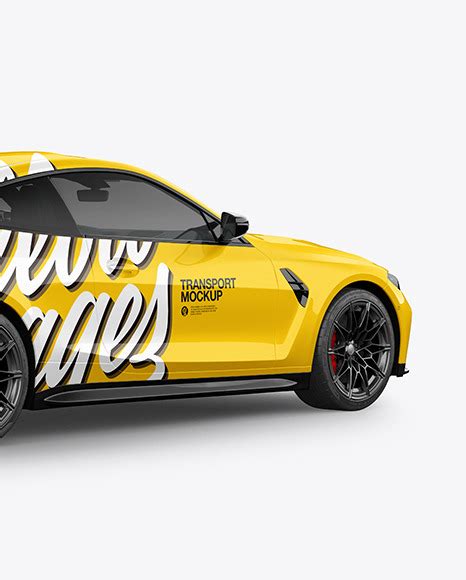 Download Free Compact Executive Car - Half Side View PSD Generator Yellowimages