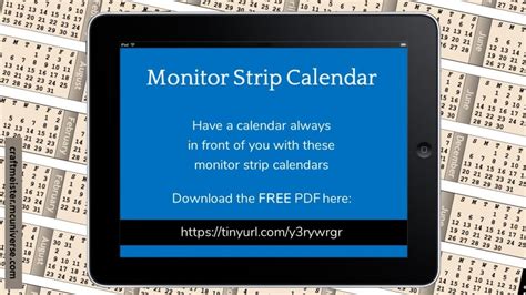 Free Computer Monitor Calendar