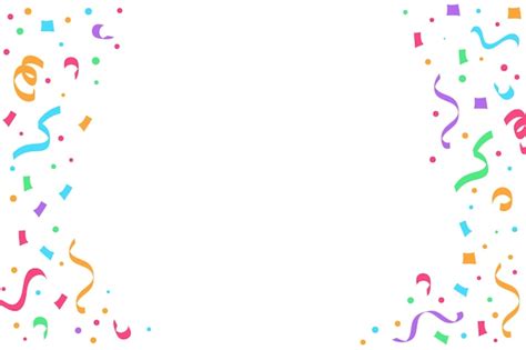 Download Free Confetti Borders Confetti Background Files DXF Files