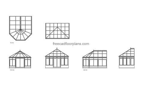 Download Free Conservatory Cad Drawing Software DXF Files