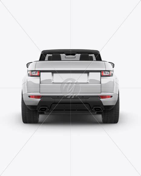 Download Free Convertible Crossover Mockup - Back view PSD Generator
