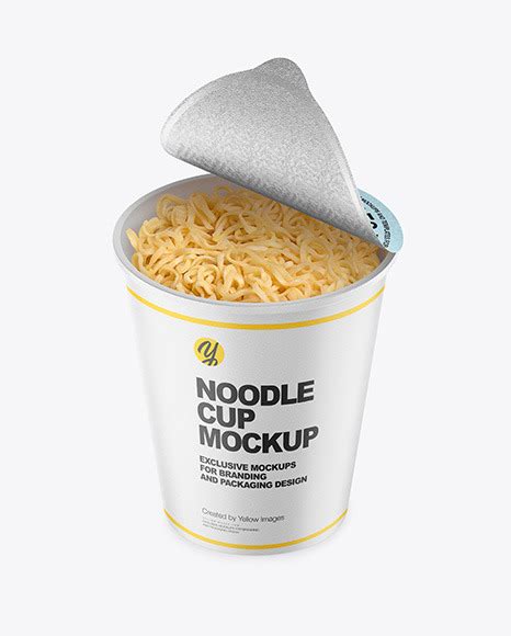Download Free Cooked Noodle Cup Mockup PSD Generator